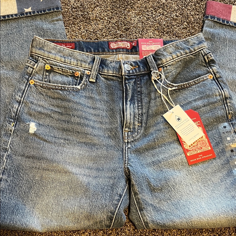 NWT Lucky Brand Legend *Limited Edition* High rise straight leg - Picture 12 of 16